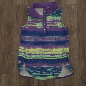 ivivva lululemon girls size 8 • short sleeve top